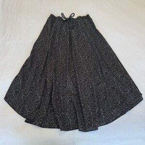 Black and White Polka Dot Women's Skirt